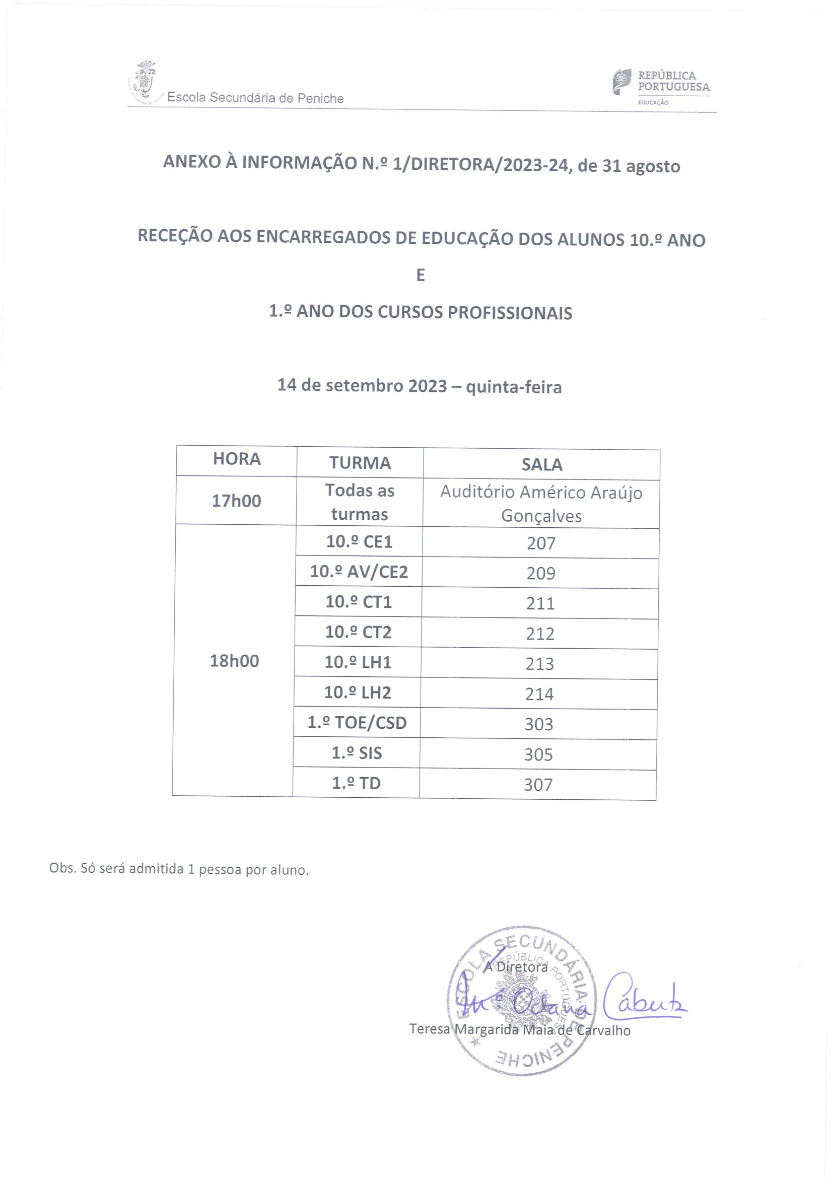 ANEXO INFORMACAO 1 rececao aos EE pagina escola